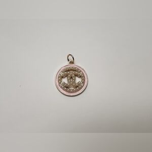 UPcycled CC Pink & Gold-toned pendant/charm